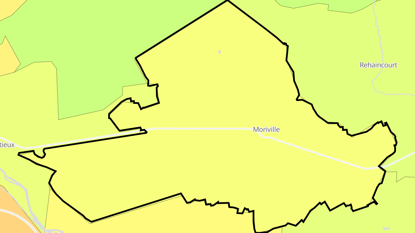 Carte des prix de l'immobilier Moriville