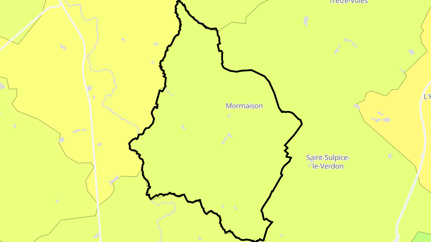 Carte des prix de l'immobilier Mormaison