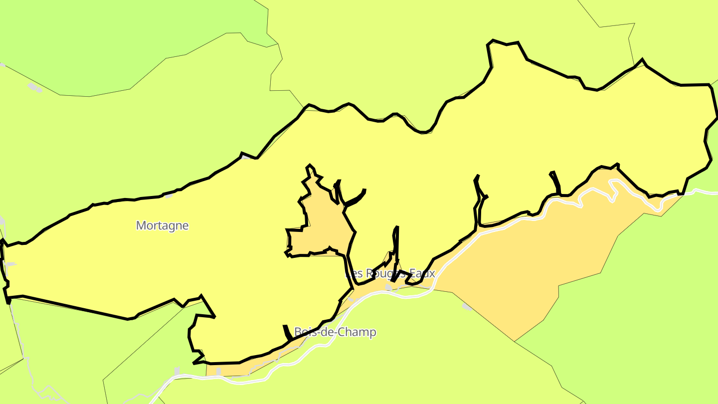 Carte des prix de l'immobilier Mortagne