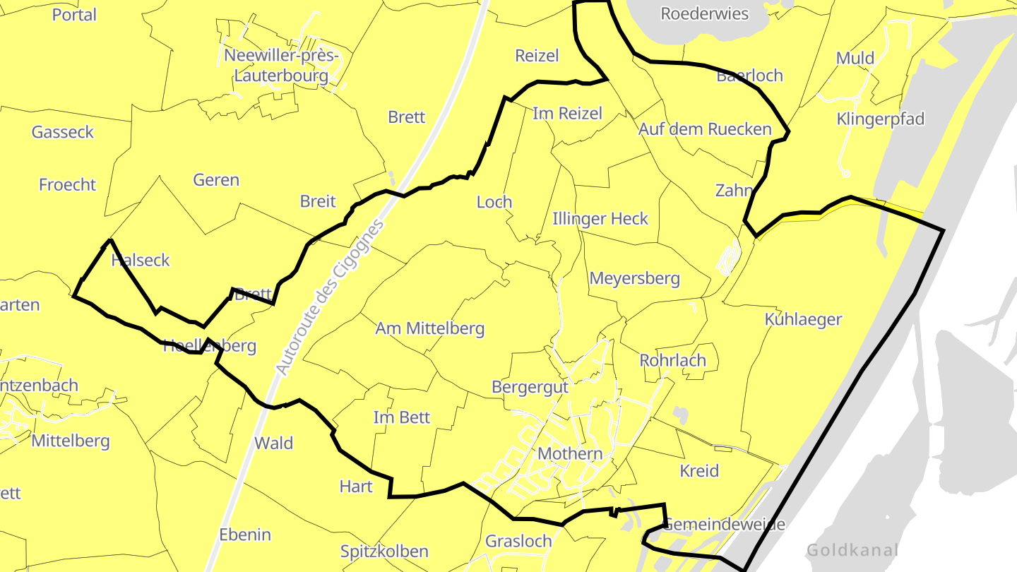 Carte des prix de l'immobilier Mothern