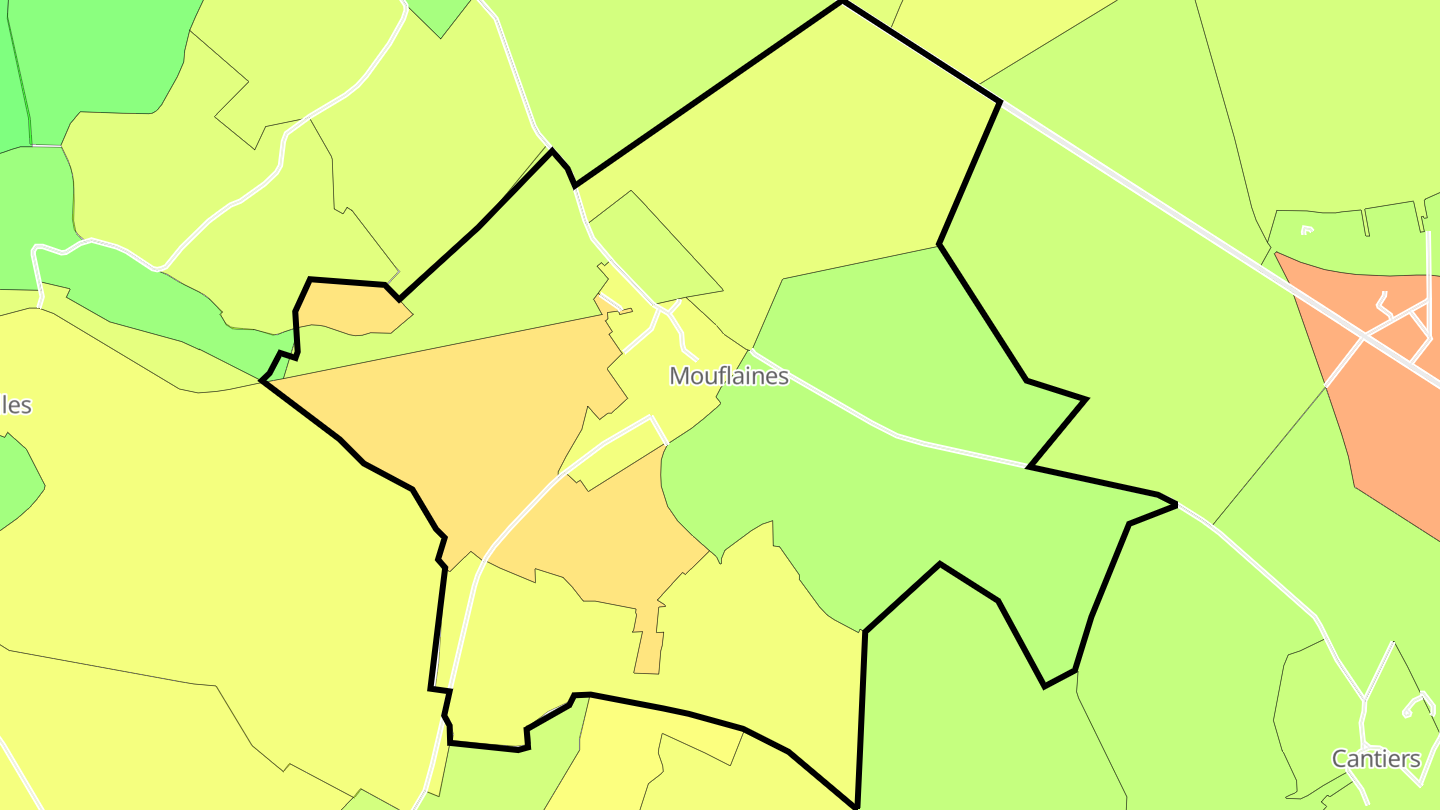 Carte des prix de l'immobilier Mouflaines