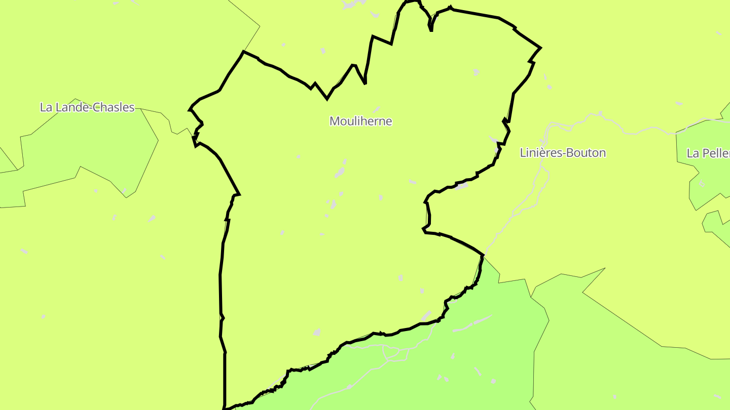 Carte des prix de l'immobilier Mouliherne