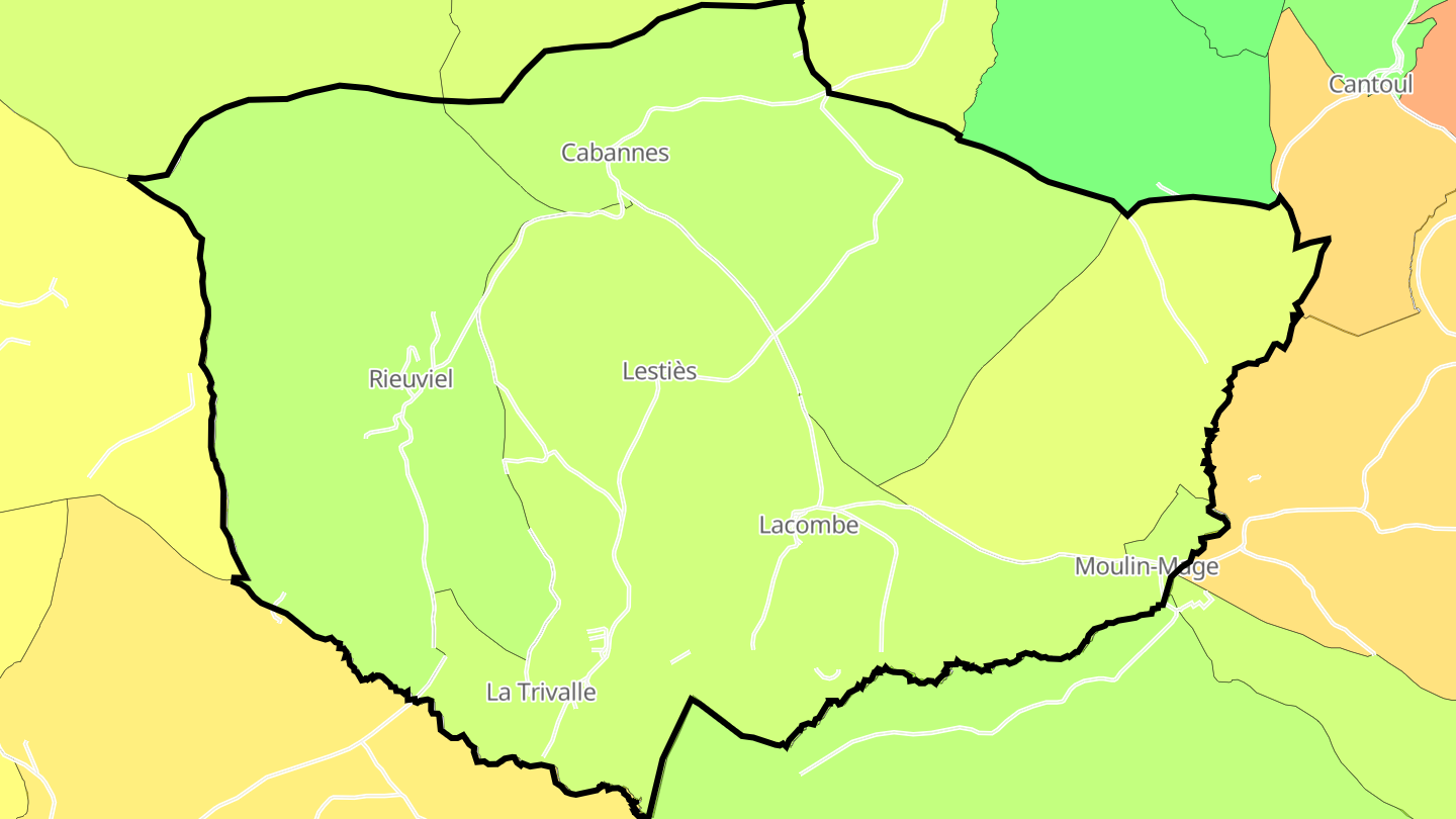 Carte des prix de l'immobilier Moulin-Mage