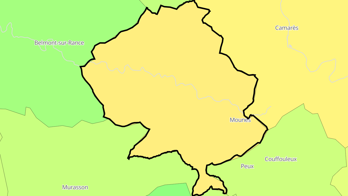 Carte des prix de l'immobilier Mounes-Prohencoux
