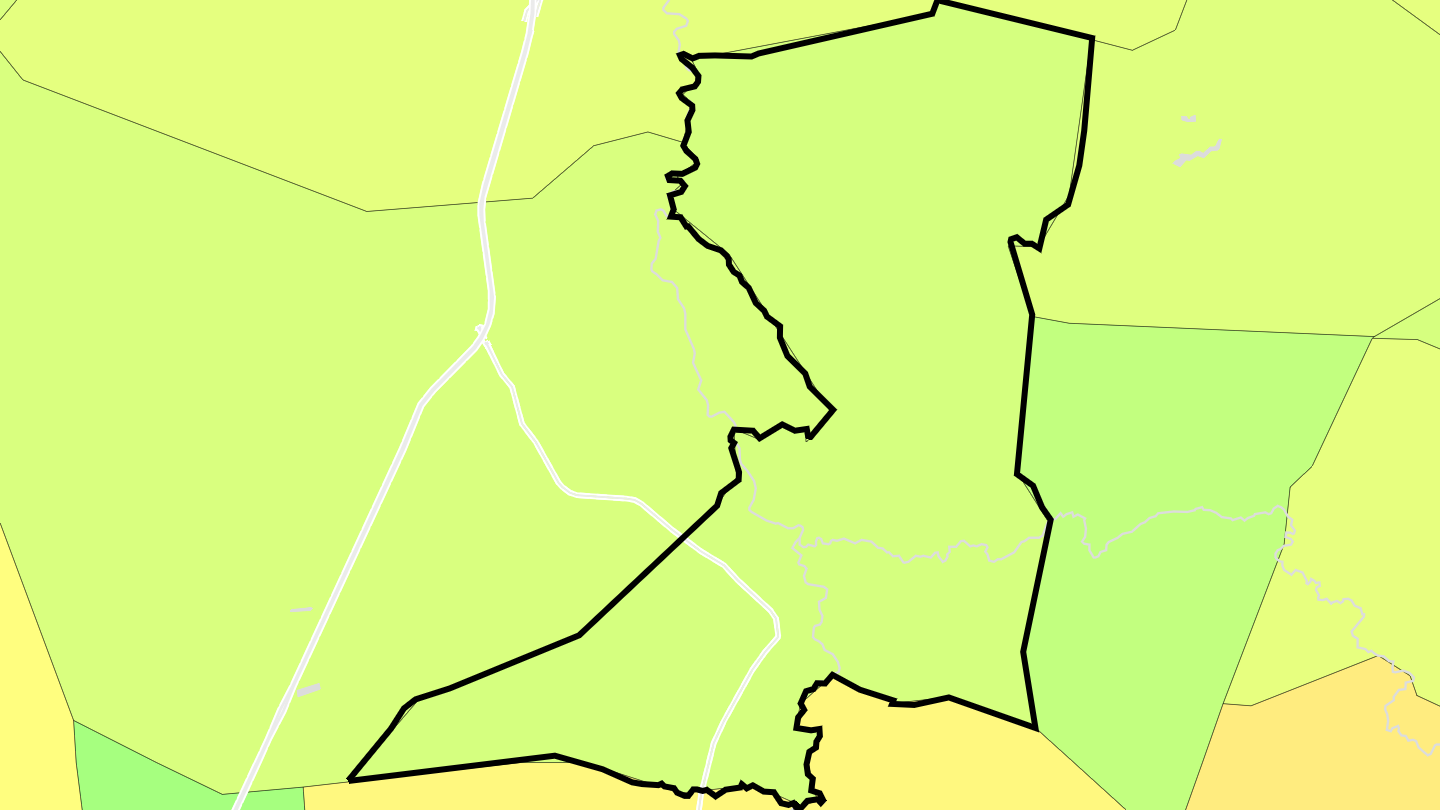 Carte des prix de l'immobilier Moustey