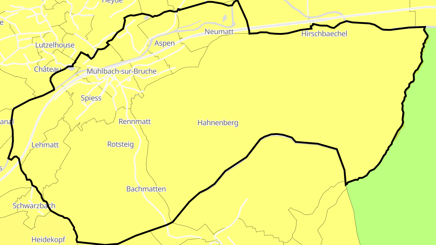 Carte des prix de l'immobilier Muhlbach-sur-Bruche