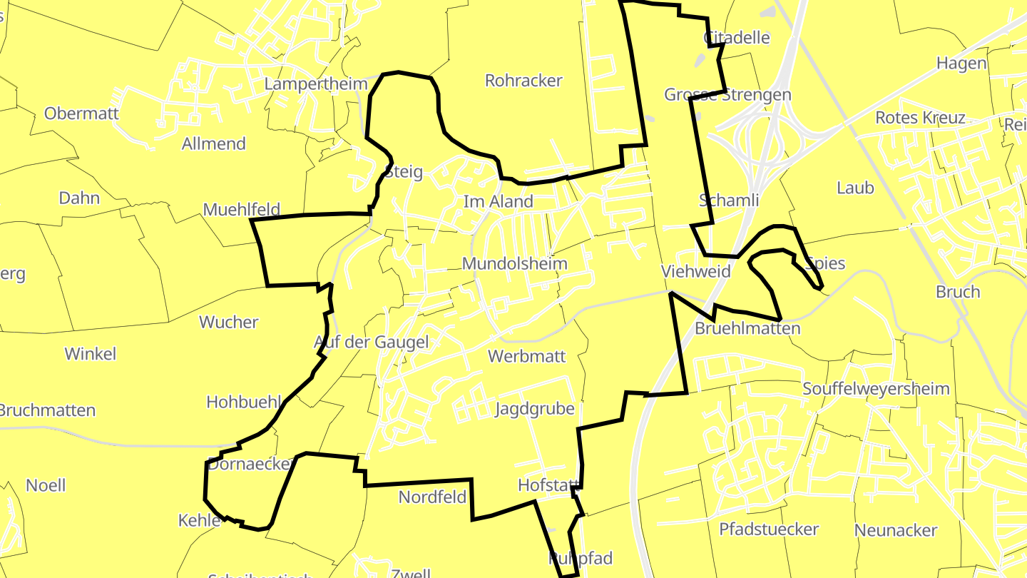 Carte des prix de l'immobilier Mundolsheim