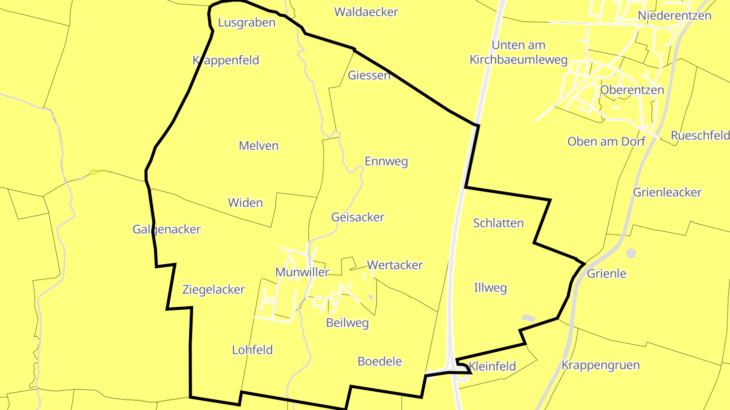 Carte des prix de l'immobilier Munwiller