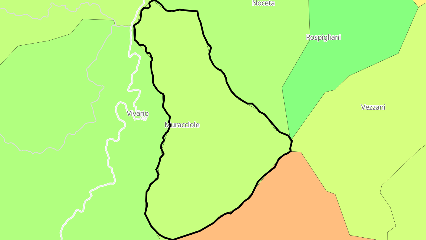 Carte des prix de l'immobilier Muracciole