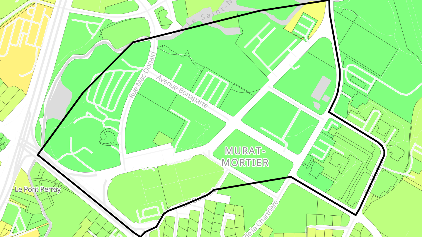 Carte des prix de l'immobilier Murat-Mortier