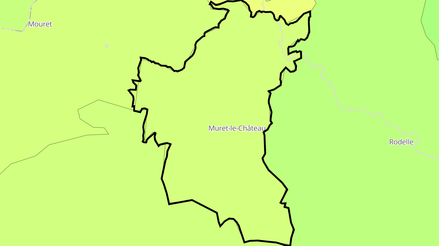Carte des prix de l'immobilier Muret-le-Château