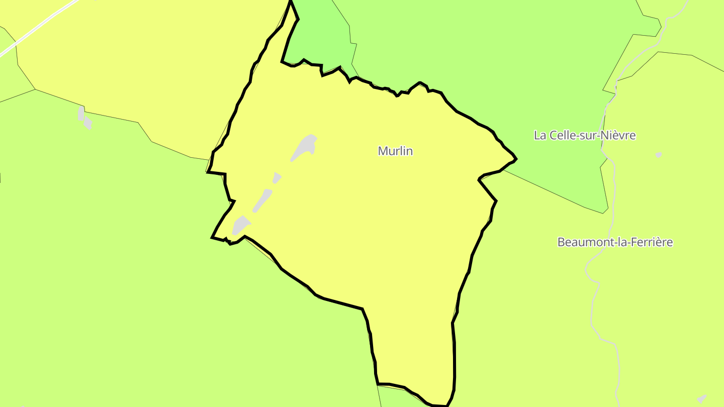 Carte des prix de l'immobilier Murlin