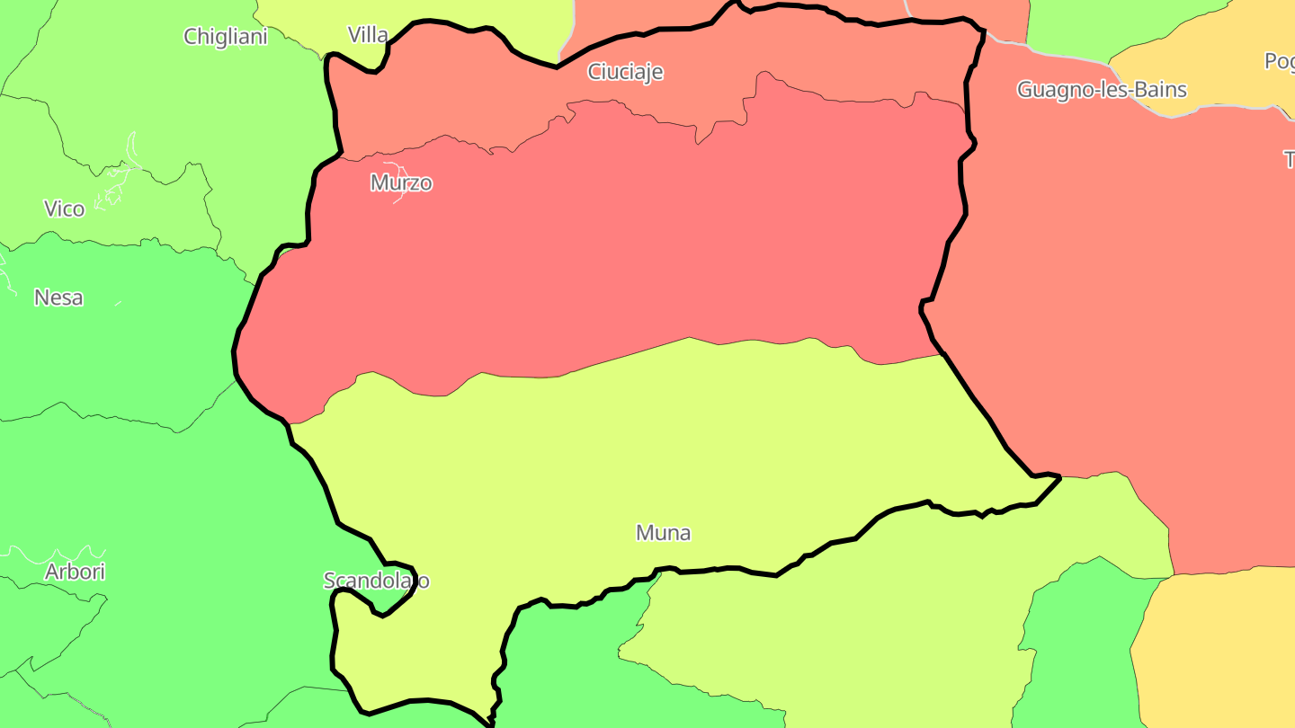 Carte des prix de l'immobilier Murzo