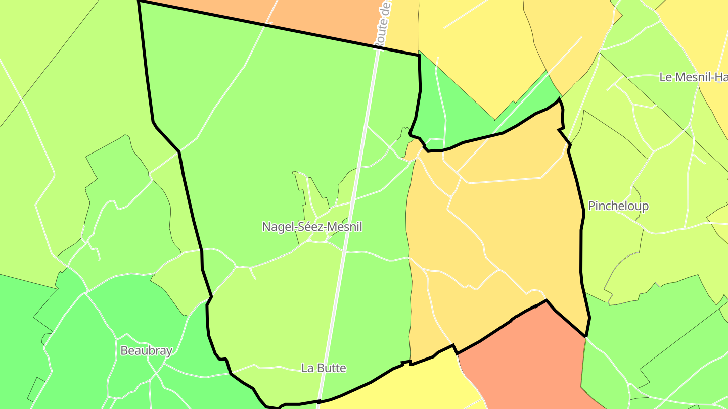 Carte des prix de l'immobilier Nagel-Séez-Mesnil