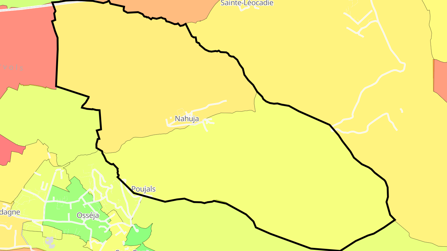 Carte des prix de l'immobilier Nahuja