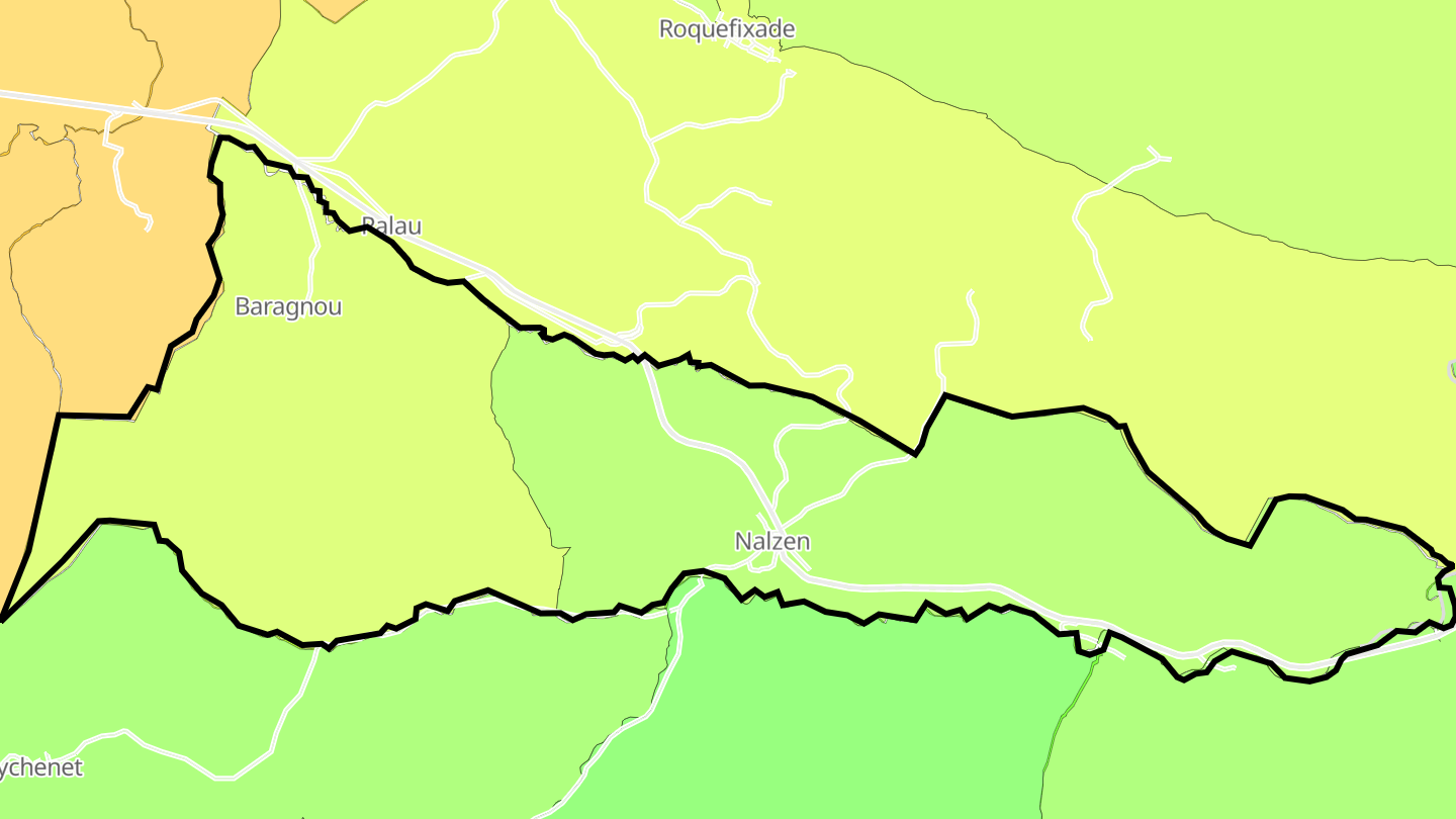 Carte des prix de l'immobilier Nalzen