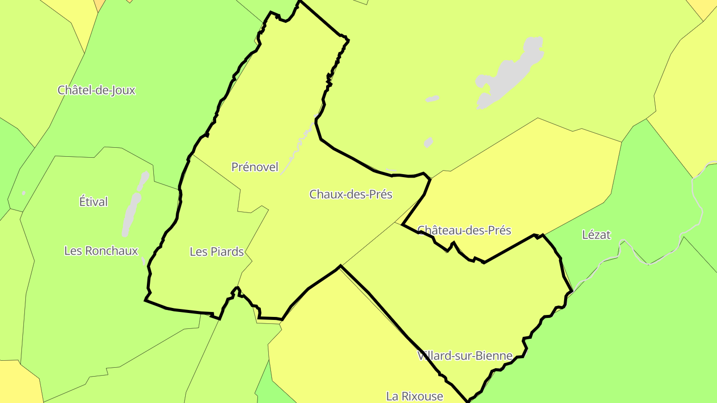 Carte des prix de l'immobilier Nanchez