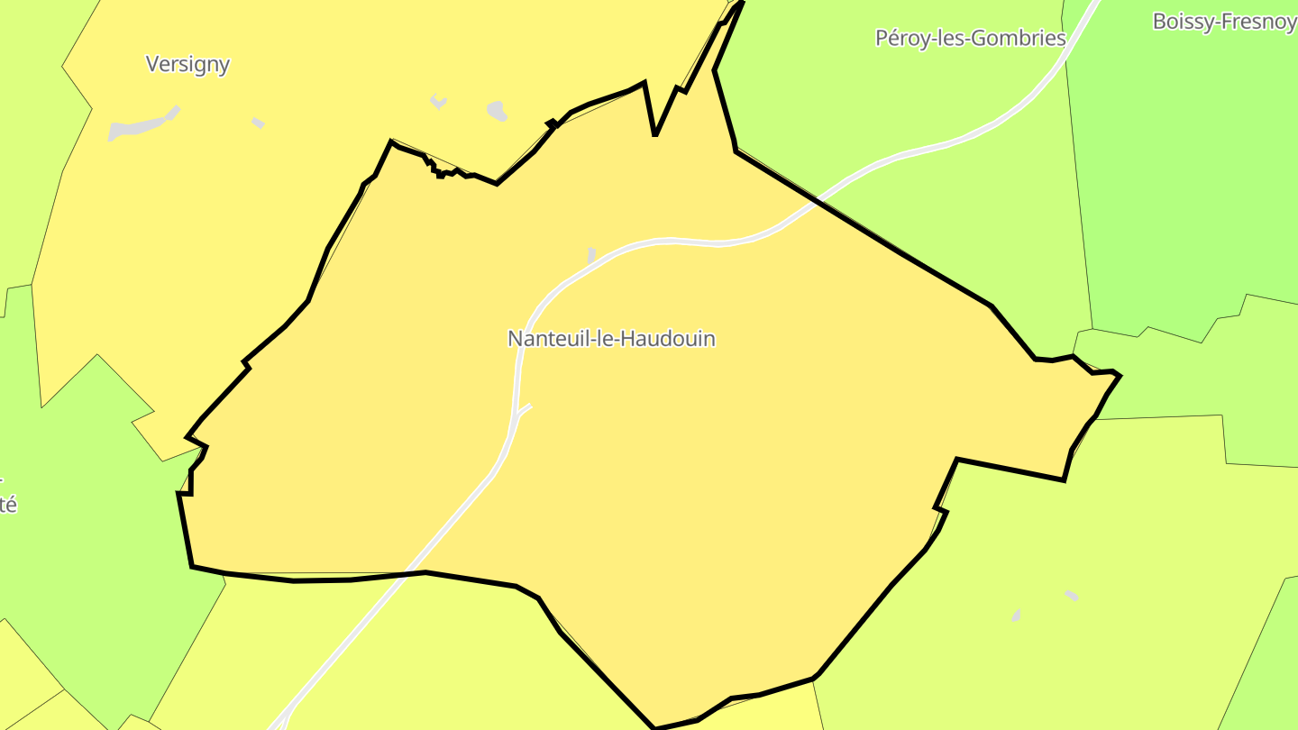 Carte des prix de l'immobilier Nanteuil-le-Haudouin
