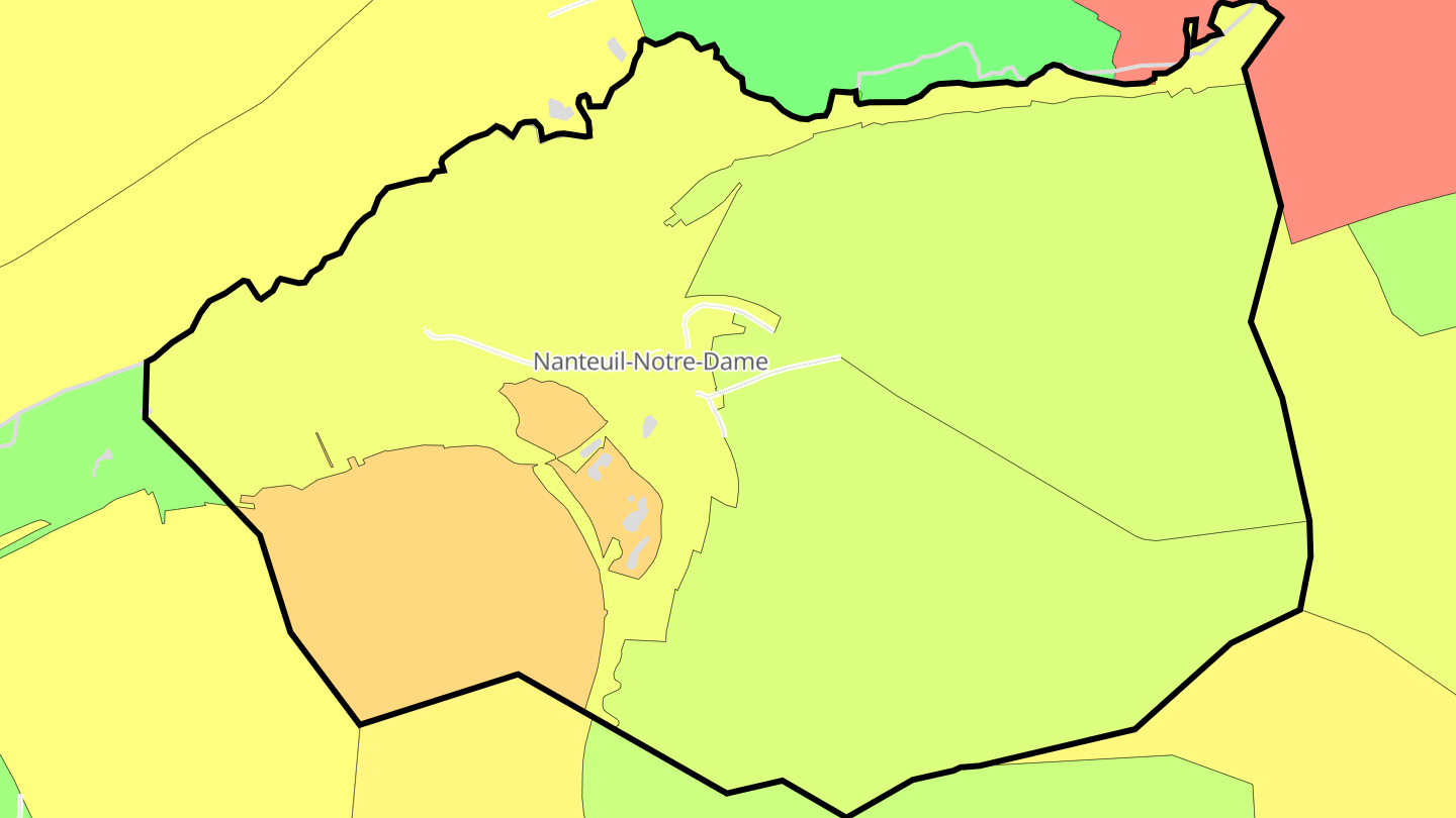 Carte des prix de l'immobilier Nanteuil-Notre-Dame