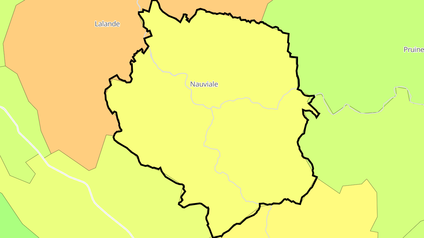 Carte des prix de l'immobilier Nauviale
