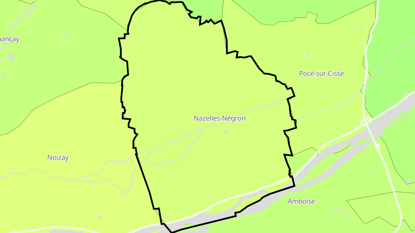 Carte des prix de l'immobilier Nazelles-Négron