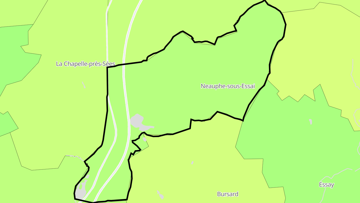Carte des prix de l'immobilier Neauphe-sous-Essai