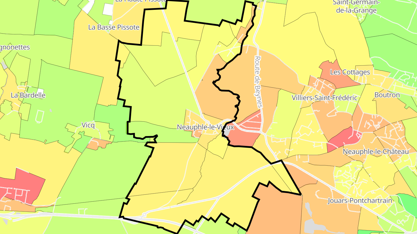 Carte des prix de l'immobilier Neauphle-le-Vieux