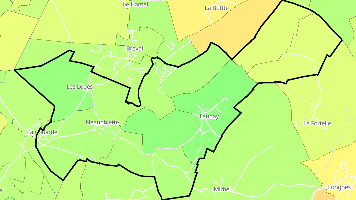 Carte des prix de l'immobilier Neauphlette
