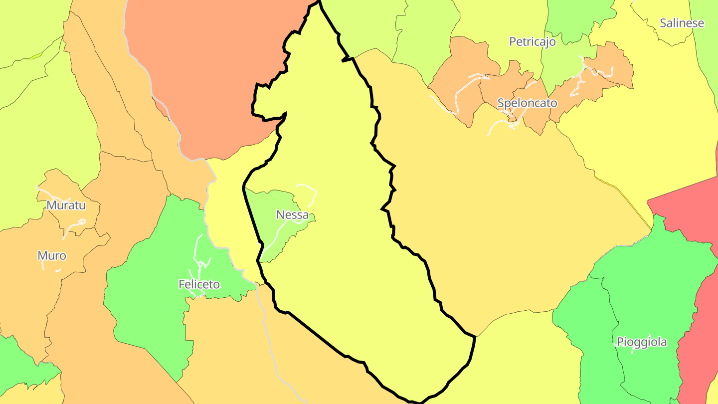 Carte des prix de l'immobilier Nessa