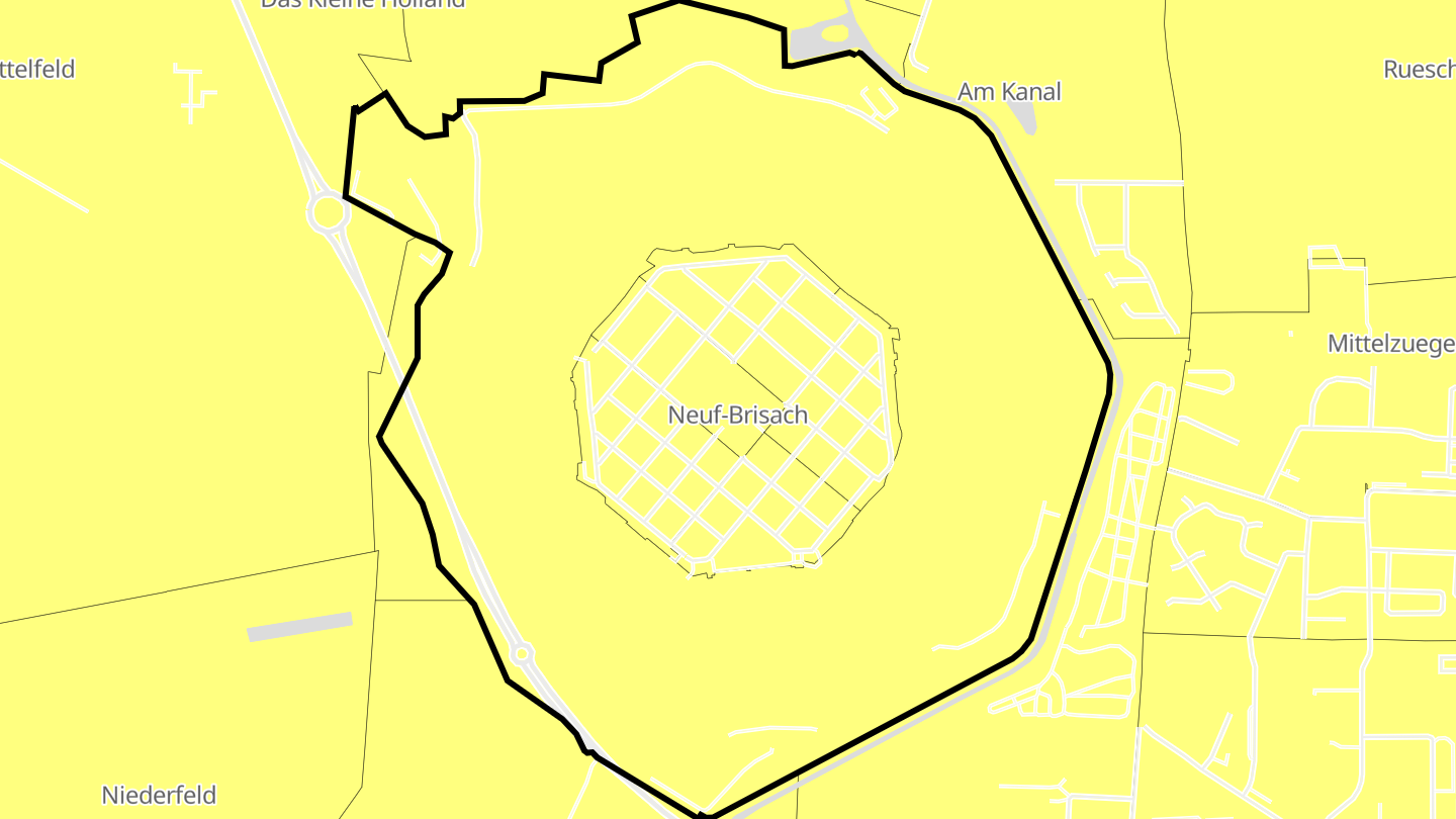 Carte des prix de l'immobilier Neuf-Brisach