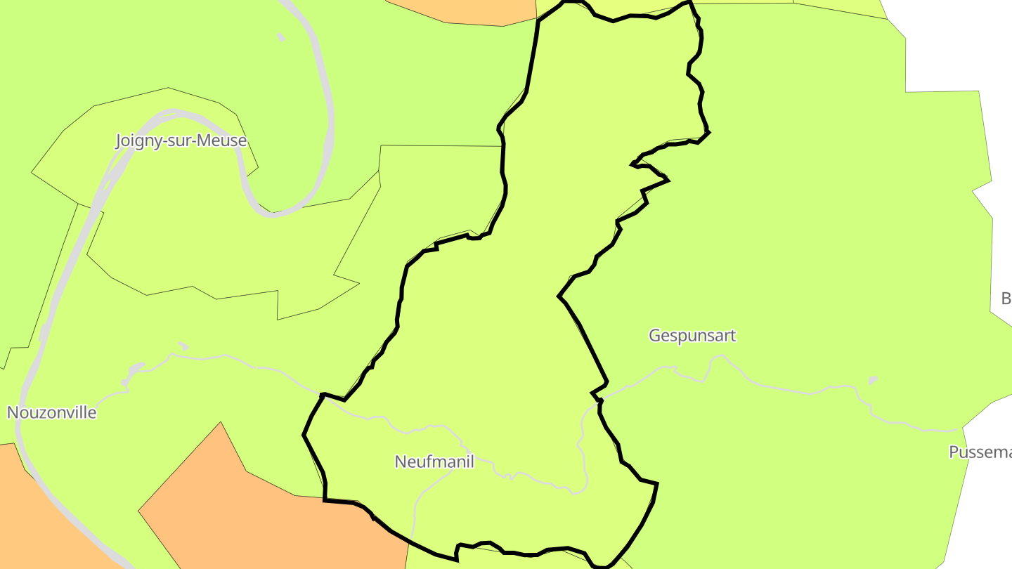 Carte des prix de l'immobilier Neufmanil