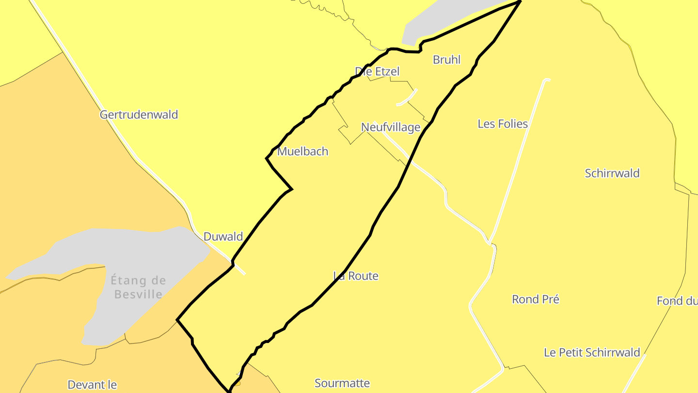 Carte des prix de l'immobilier Neufvillage