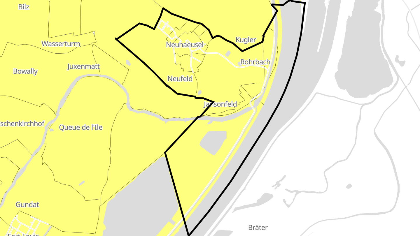 Carte des prix de l'immobilier Neuhaeusel
