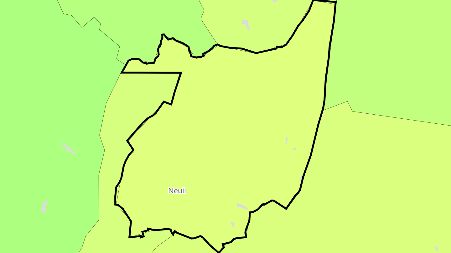 Carte des prix de l'immobilier Neuil