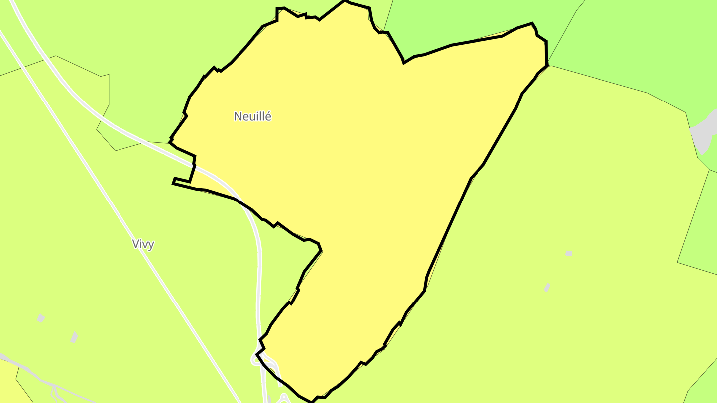 Carte des prix de l'immobilier Neuillé