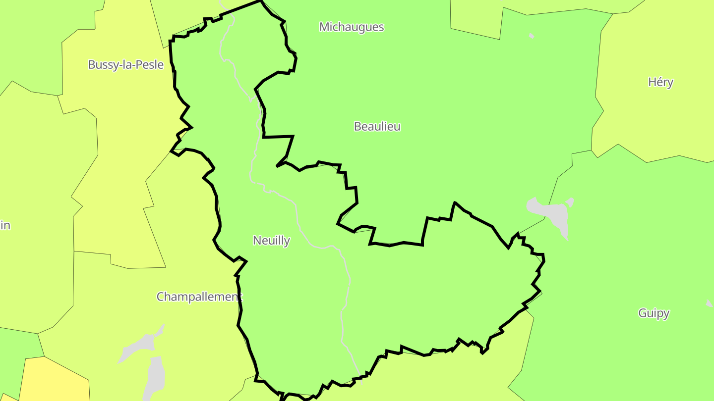 Carte des prix de l'immobilier Neuilly
