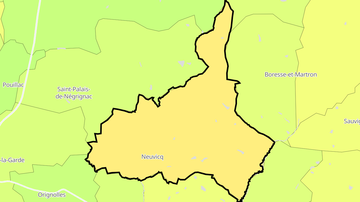 Carte des prix de l'immobilier Neuvicq