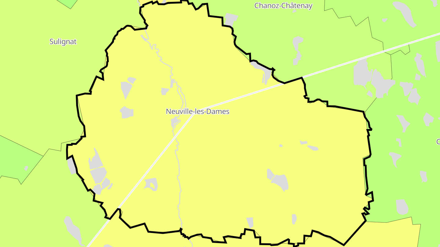 Carte des prix de l'immobilier Neuville-les-Dames