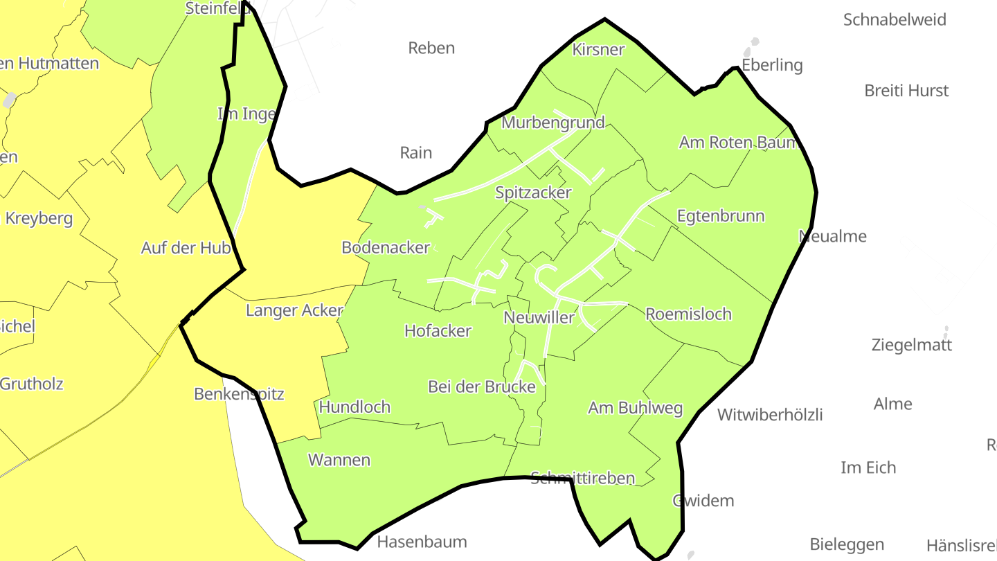 Carte des prix de l'immobilier Neuwiller