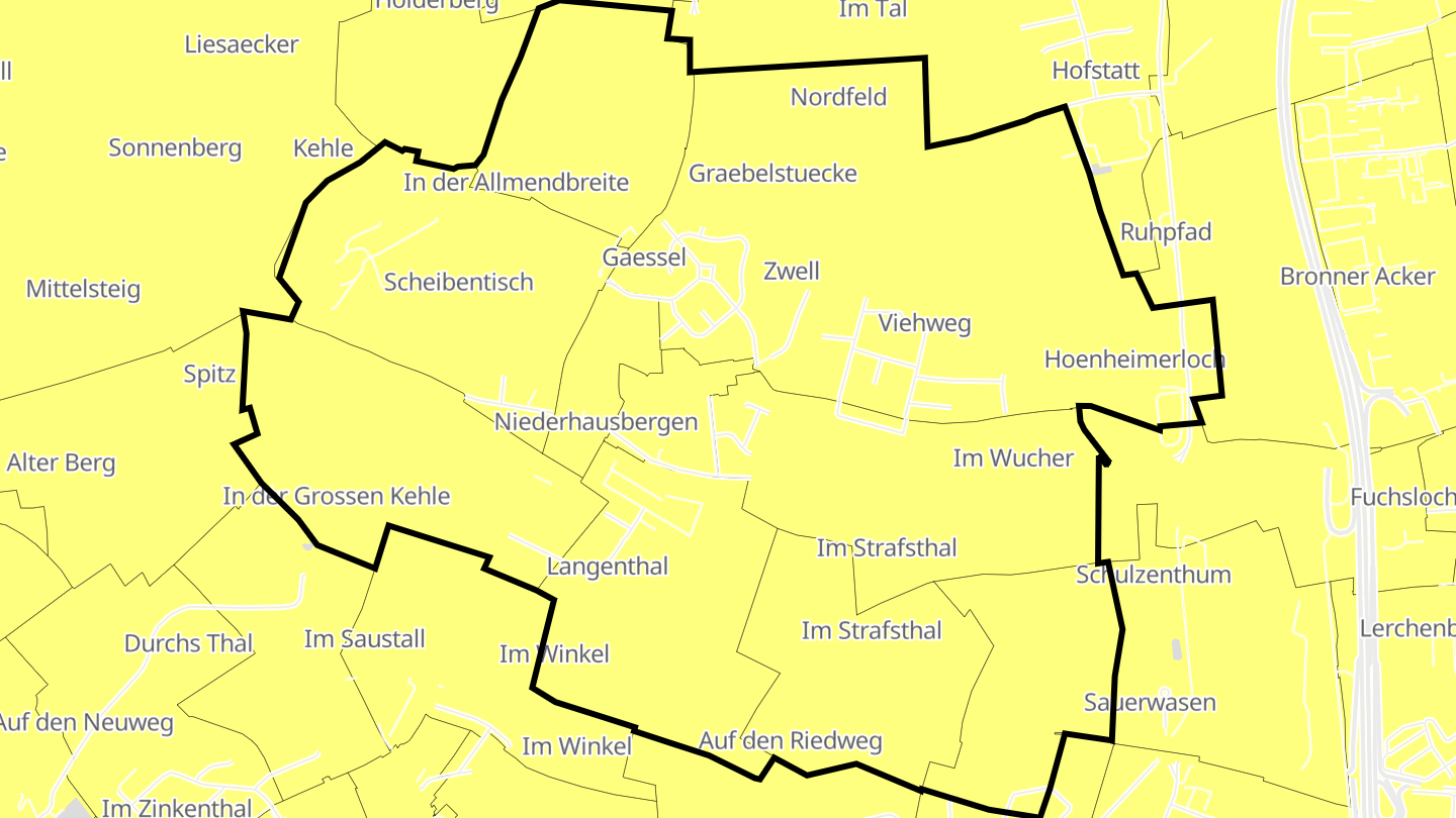 Carte des prix de l'immobilier Niederhausbergen