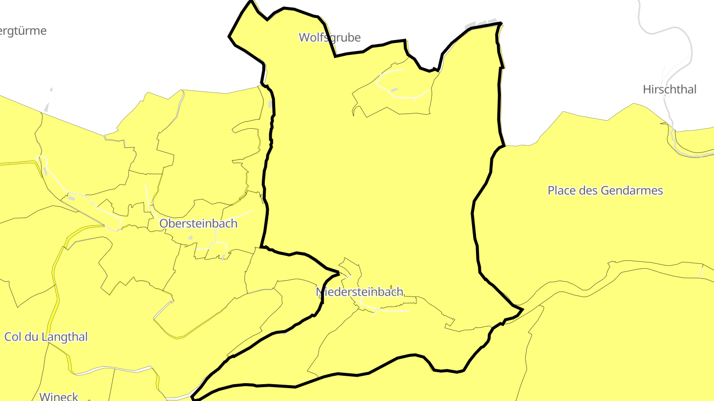 Carte des prix de l'immobilier Niedersteinbach