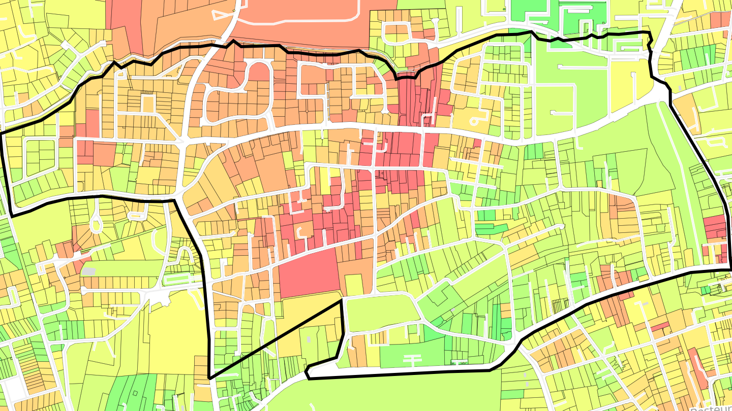 Carte des prix de l'immobilier Noès