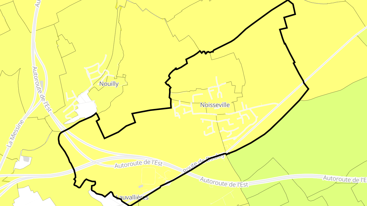 Carte des prix de l'immobilier Noisseville