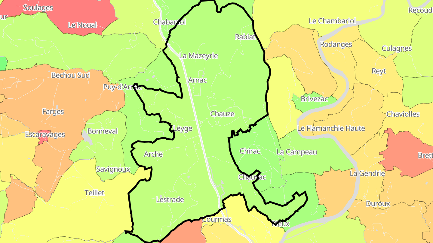 Carte des prix de l'immobilier Nonards