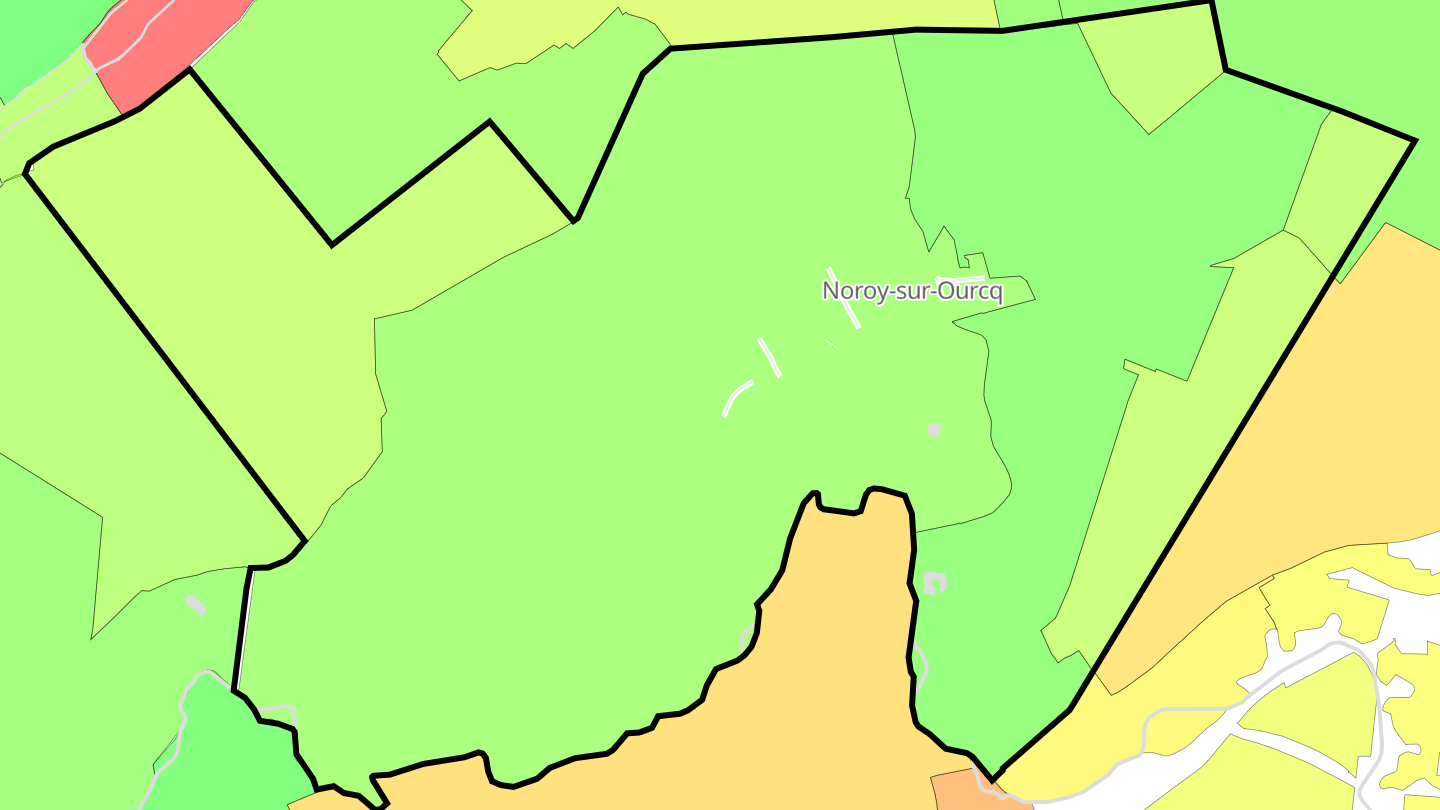 Carte des prix de l'immobilier Noroy-sur-Ourcq