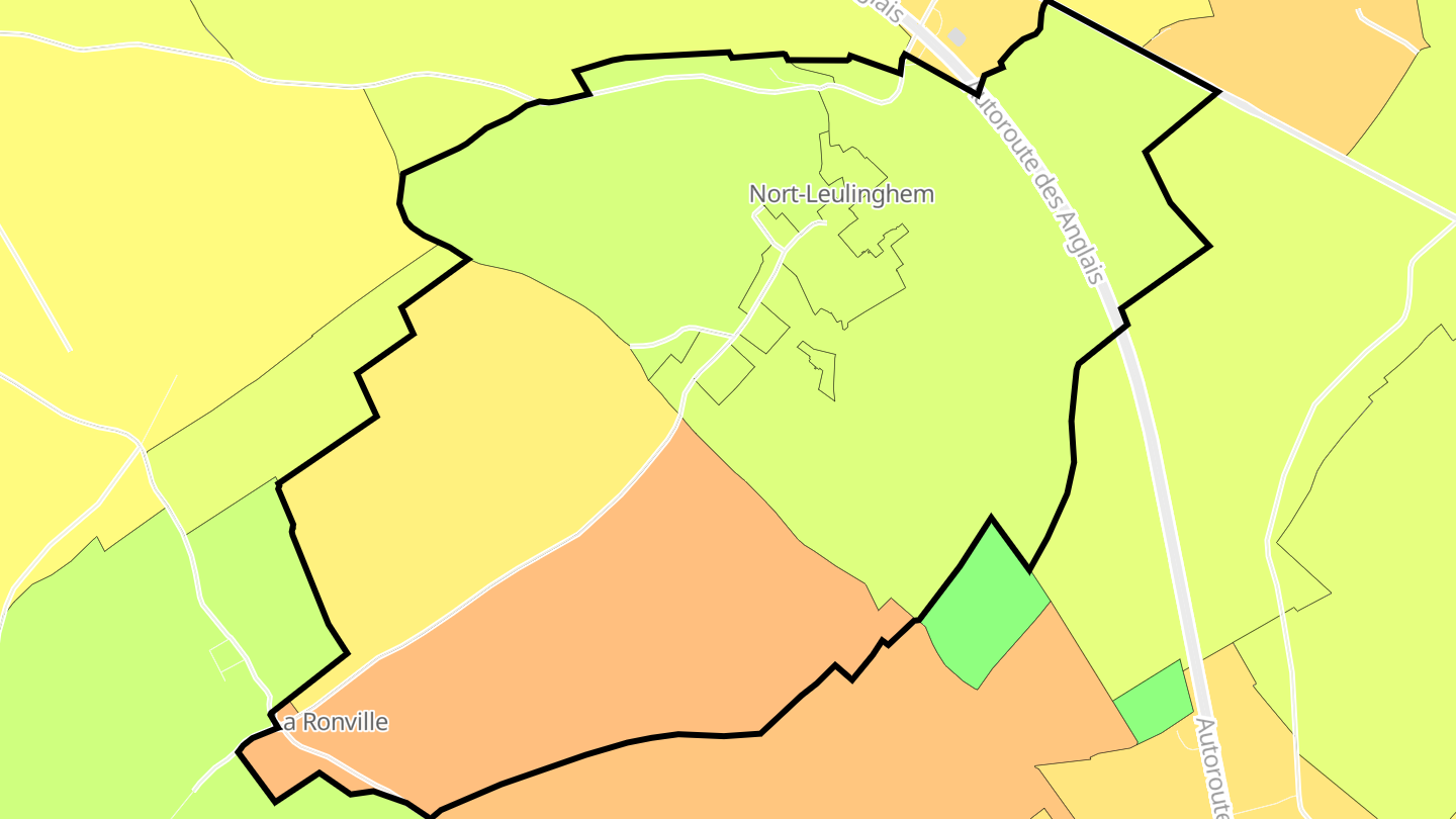 Carte des prix de l'immobilier Nort-Leulinghem