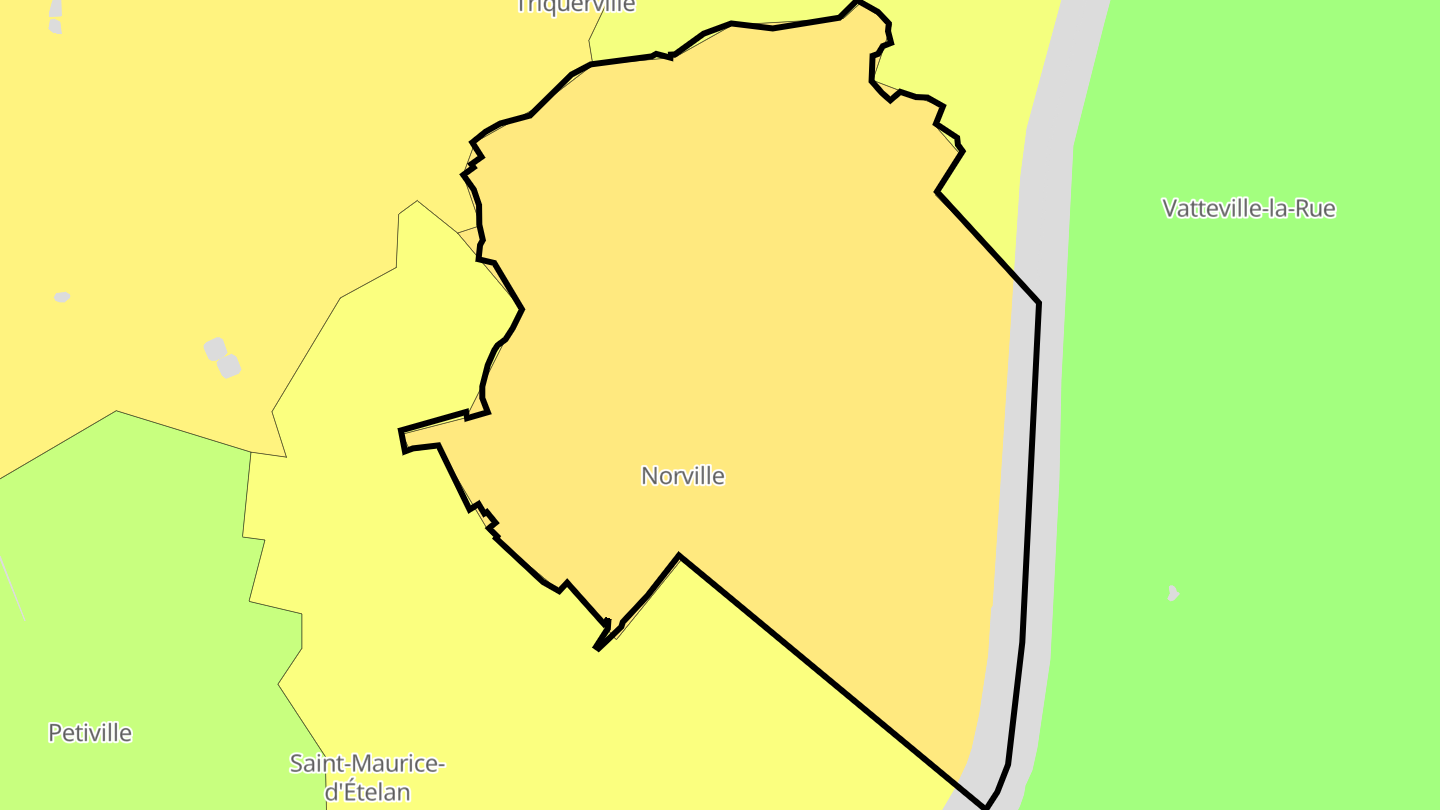 Carte des prix de l'immobilier Norville