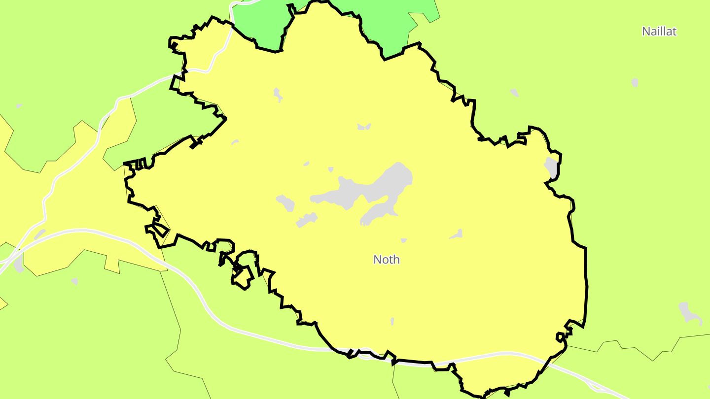 Carte des prix de l'immobilier Noth