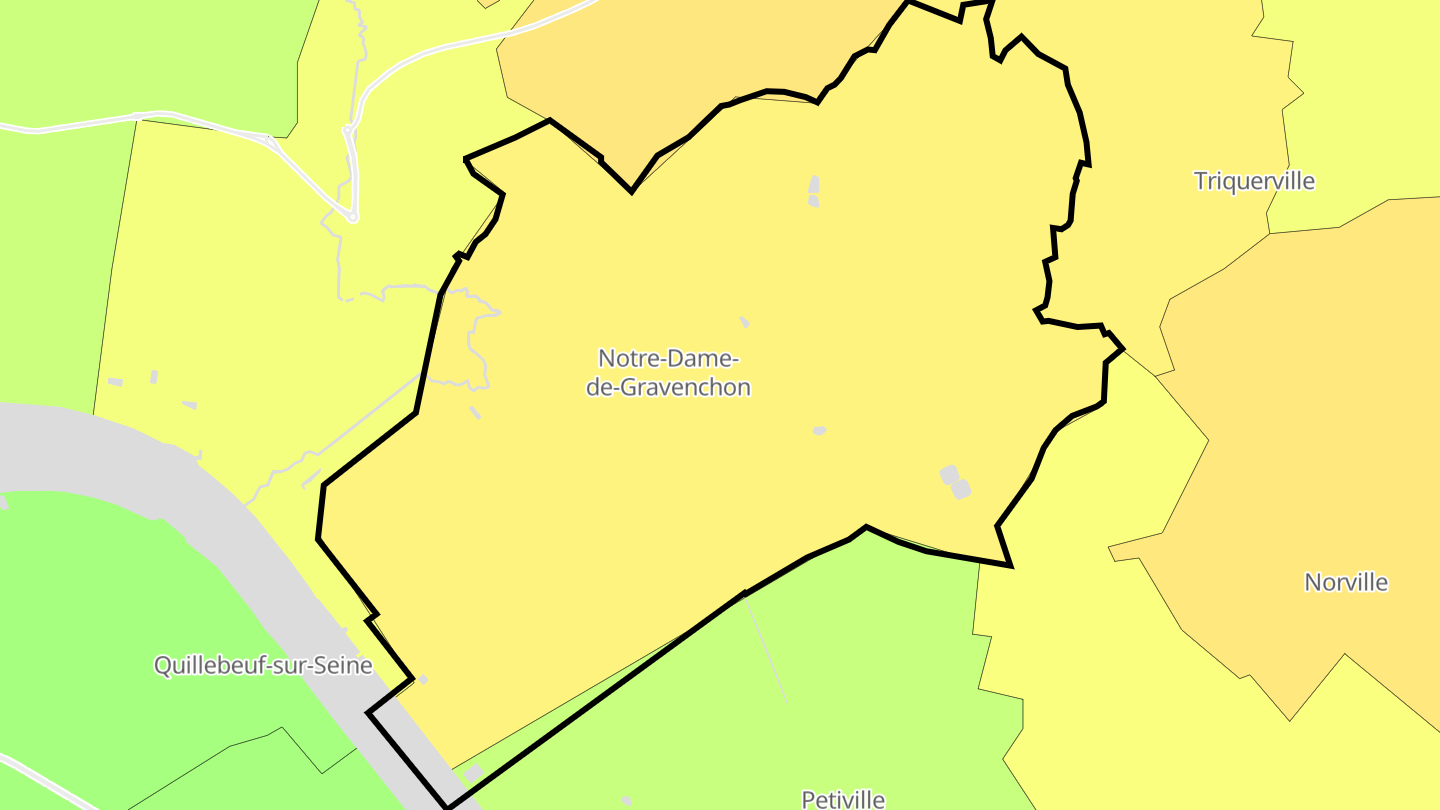 Carte des prix de l'immobilier Notre-Dame-de-Gravenchon