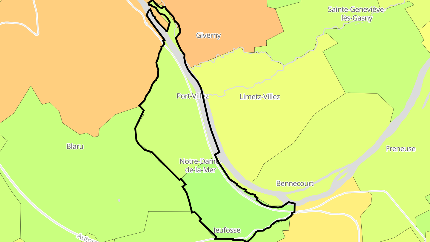 Carte des prix de l'immobilier Notre-Dame-de-la-Mer